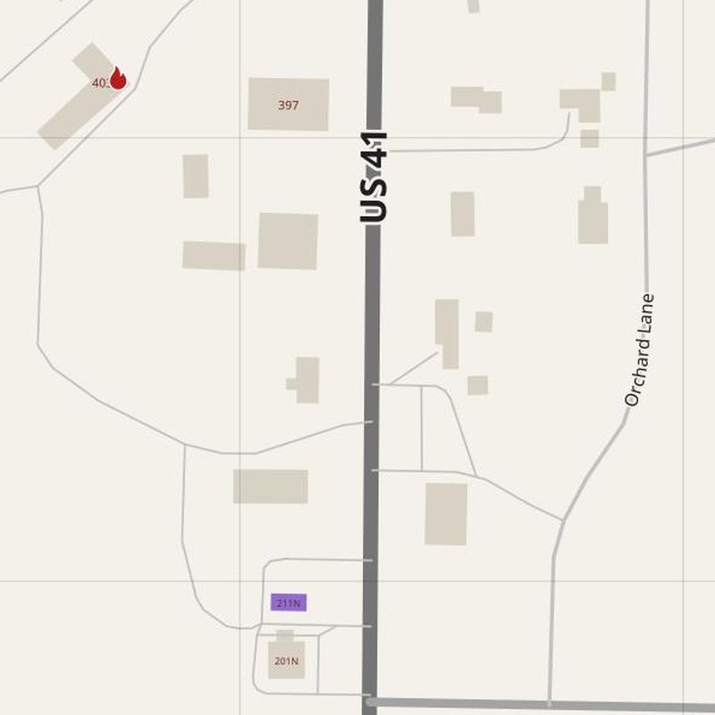 Carney map with house numbers, hospitals, police and fire stations — printable PDF, United States