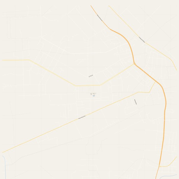 Detailed street map with house numbers of A Yun Pa, Vietnam