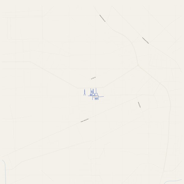 Walking and running map of A Yun Pa, Vietnam