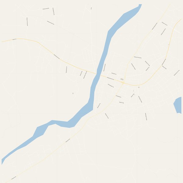 Detailed street map with house numbers of An Khê, Vietnam