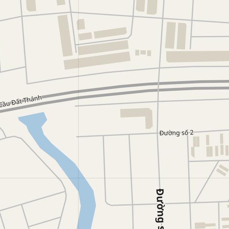 Cần Giuộc street map with house numbers — printable address map PDF, Vietnam
